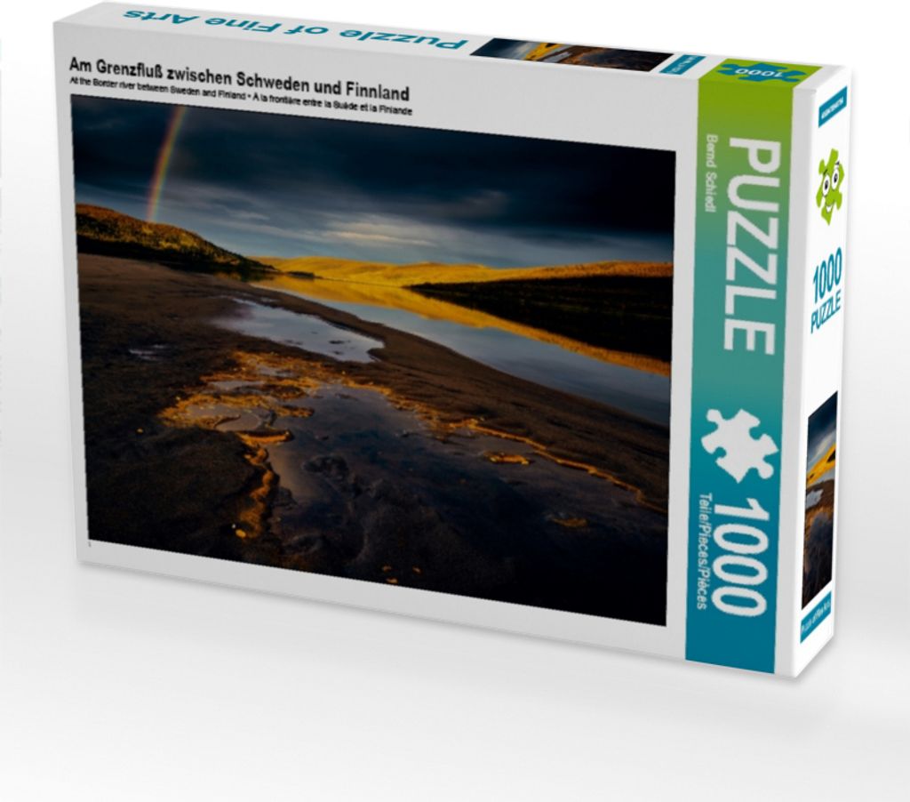 Calvendo Am Grenzfluß zwischen Schweden und Finnland 1000 Teile Puzzle quer 640x480mm, Schiedl Bernd; 7450019