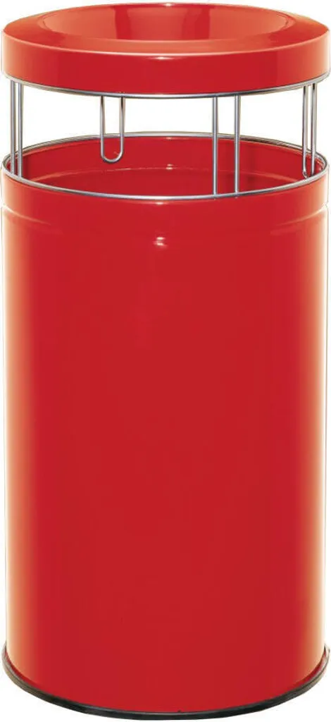 Cendrier sur Pied Anti-Odeur 120L Rouge : Fini les Mégots au Sol
