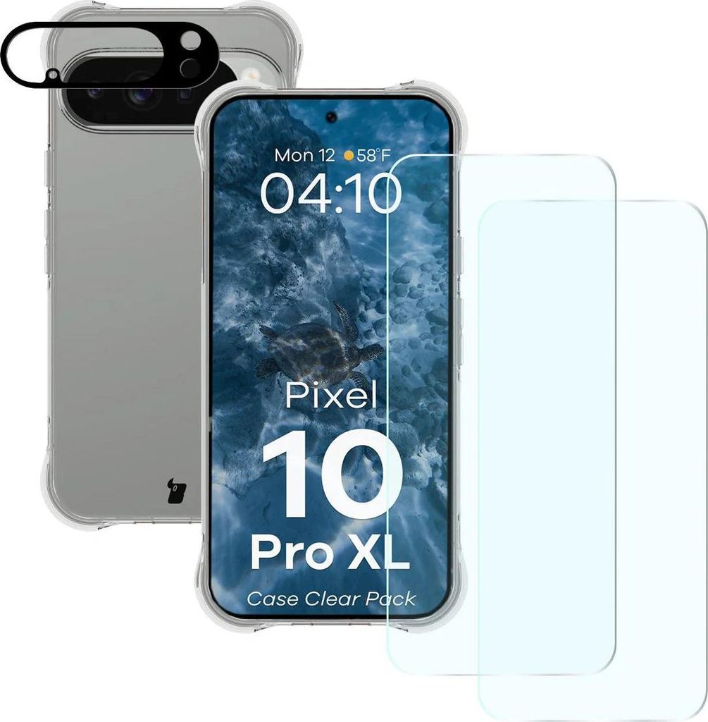 Schutzhülle + 2x gehärtetes Glas + Kameraschutz für Google Produktbild 