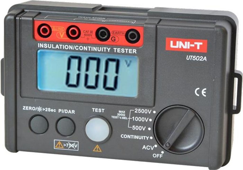 Isolationswiderstandsmessgerät 2500v Ac 600v Uni-t Ut502a Ut502a