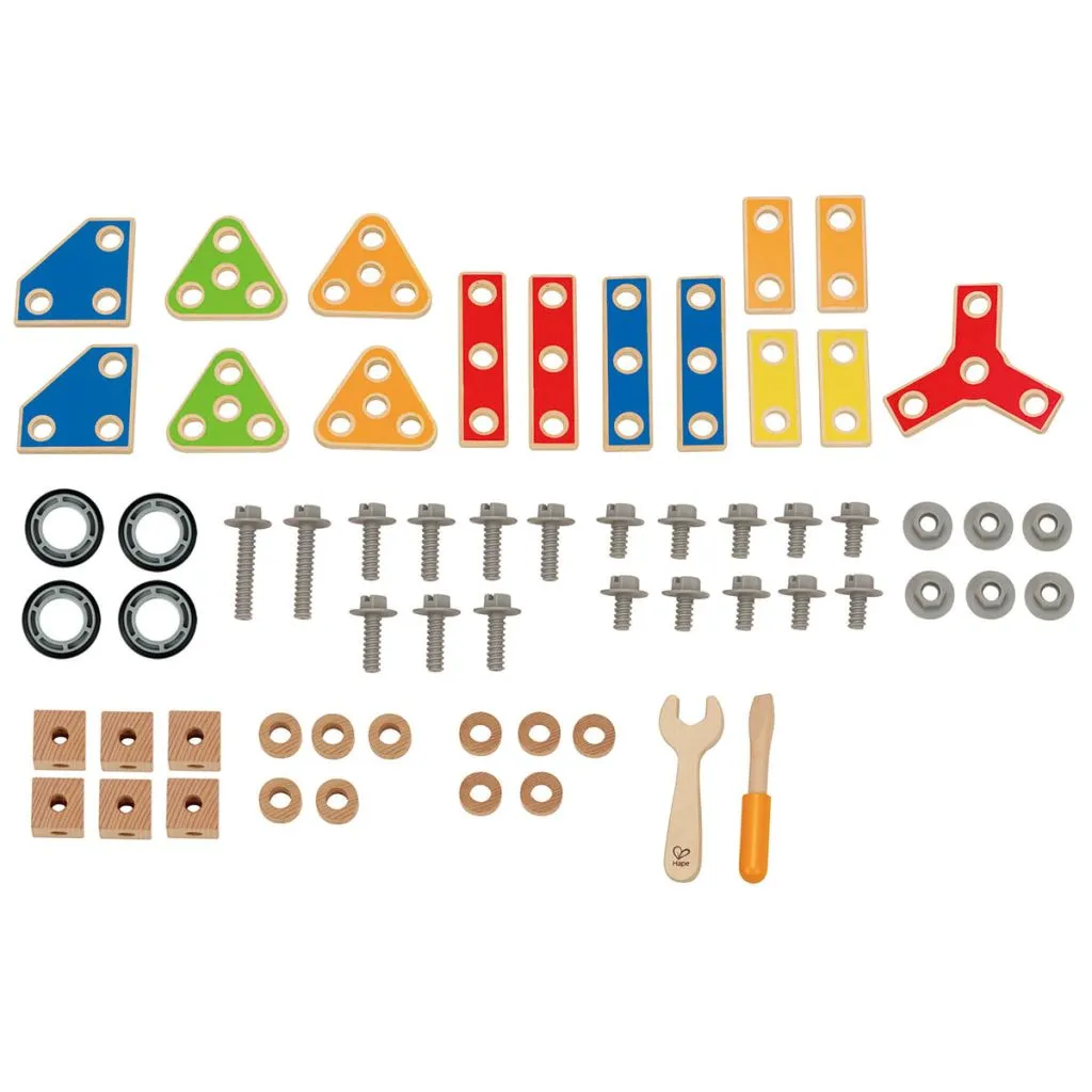 Jeu de Construction en Bois Hape Early Explorer Bauset-Groß E3081 - 7