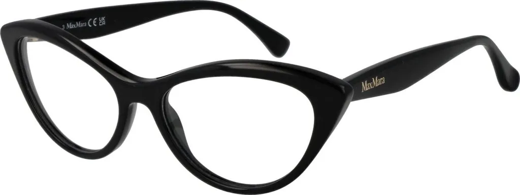 Monture Optique Maxmara MM5083 Noir Brillant pour Visage Féminin