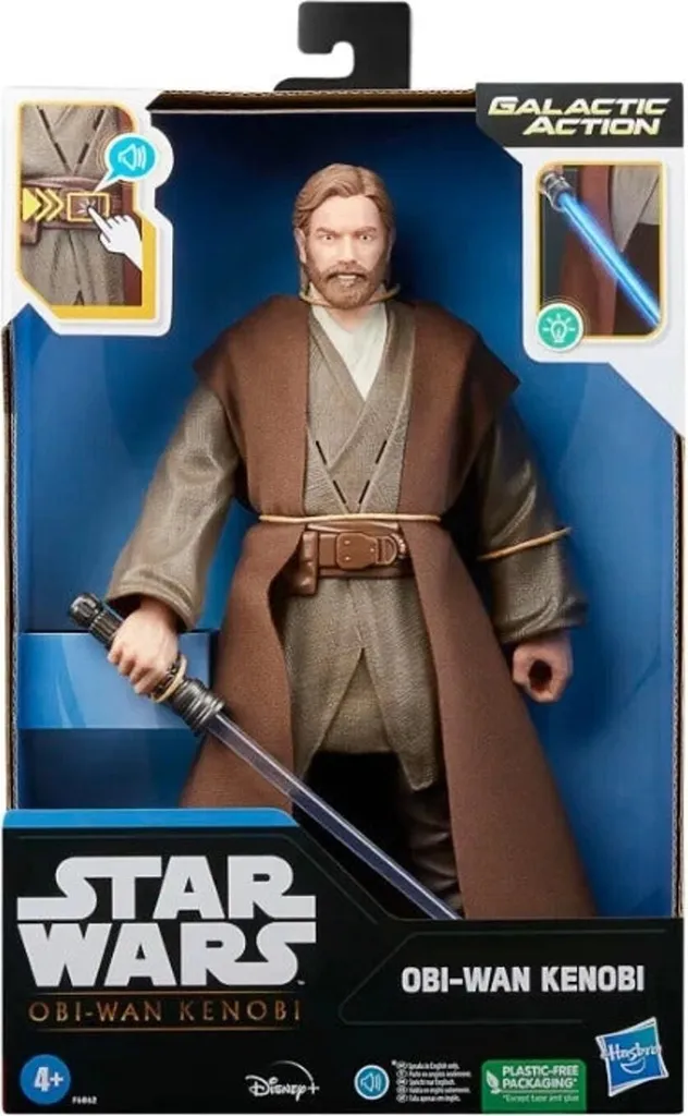 Figurine Star Wars Obi-Wan Kenobi Interactive avec Sabre Laser Lumineux