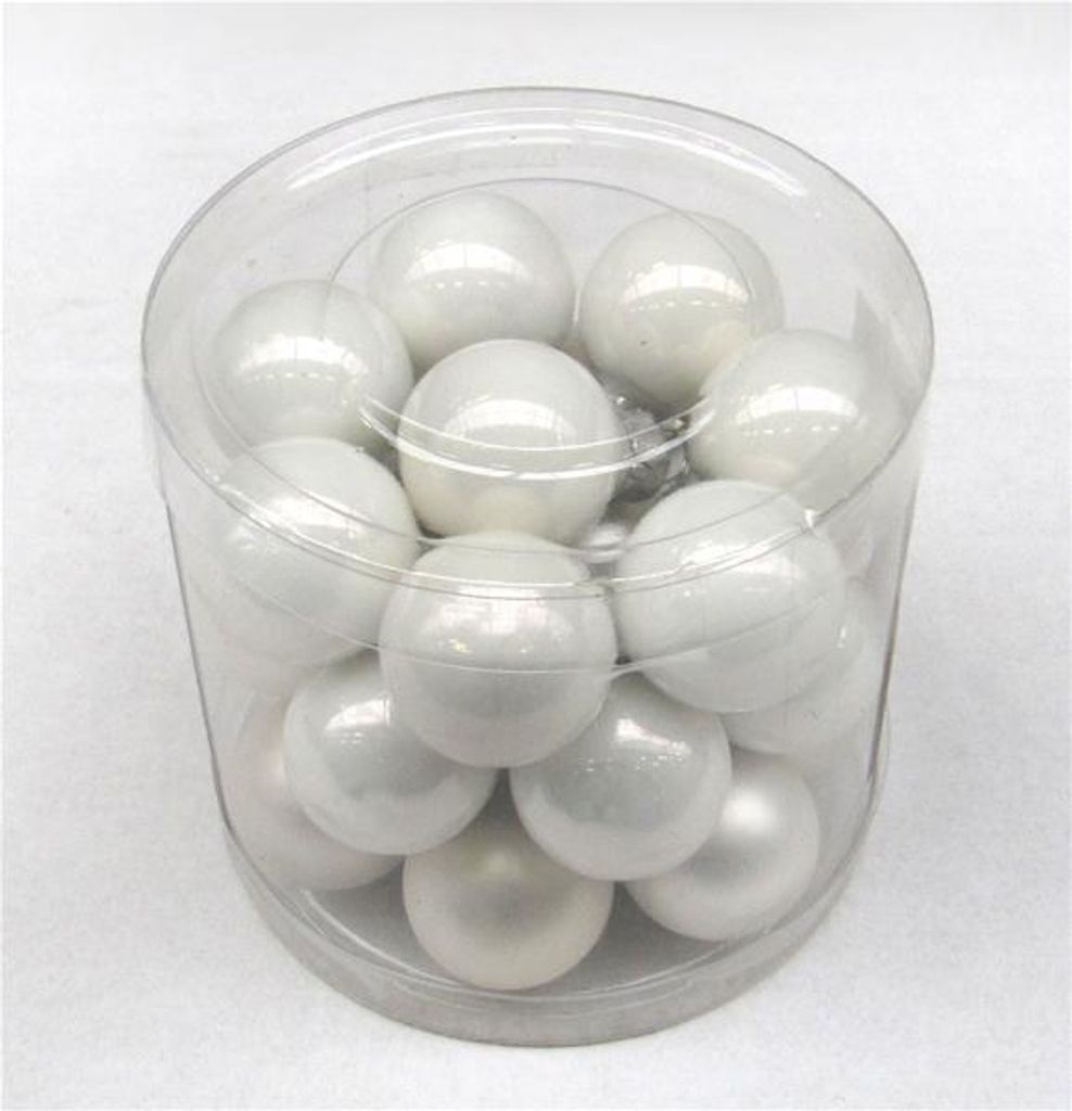 Christbaumschmuck Kaemingk Mini Weihnachtskugeln Glas Ø25mm Produktbild 