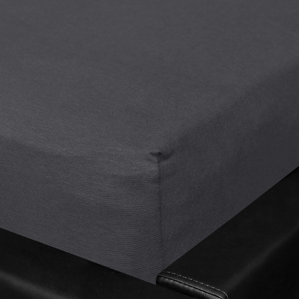 Bettwaren-Shop Spannbettlaken für Familienbetten 270x200 cm titanium