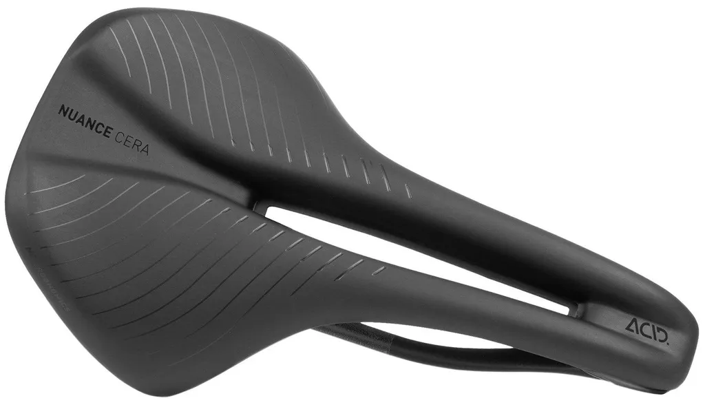 Selle Acid Nuance Cera 150 mm anti-douleur pour homme et femme en noir
