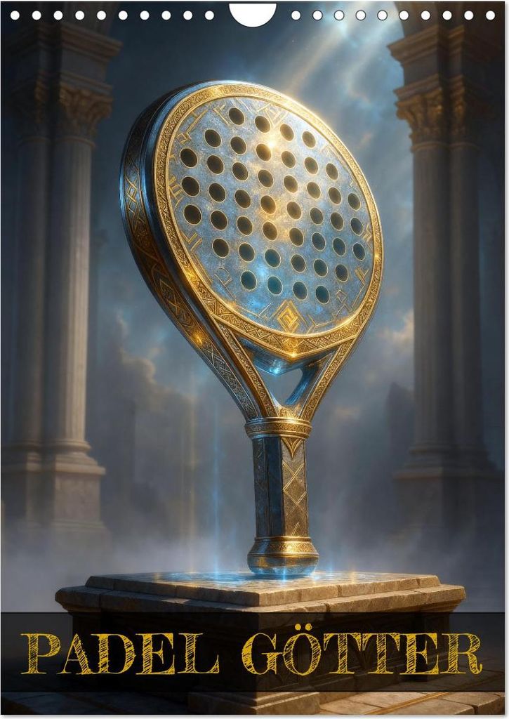 Padel Götter (Wandkalender 2027 DIN A4 hoch), CALVENDO Monatskalender
