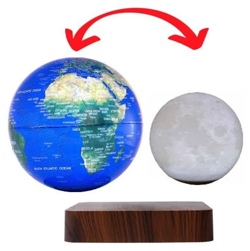Globes Duo Terre et Lune en lévitation MAGNETICLAND - Design Magnétique