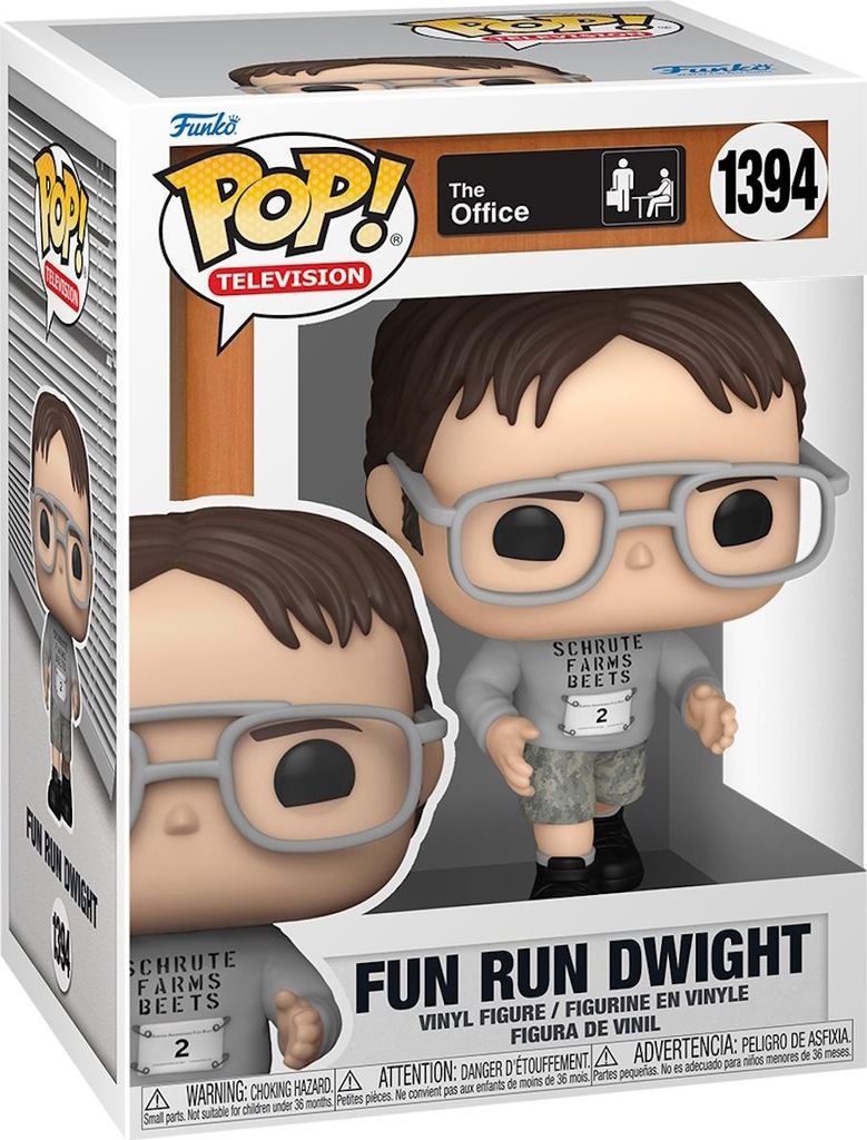 The Office - Fun Run Dwight 1394  - Funko Pop! Vinyl Figur Produktbild 