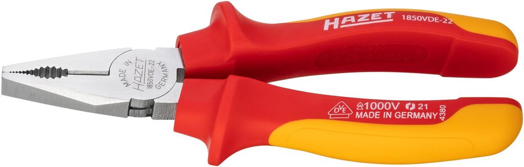 Hazet Kombizange, schutzisoliert Länge 160 mm