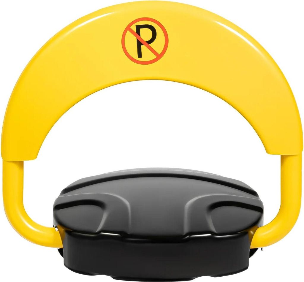 Parkplatzsperre - Parkbügel - Fernbedienbar - Klappbar - 2 t - IP67 wasserdicht - Legierter Stahl - Reflexstreifen - Gelb
