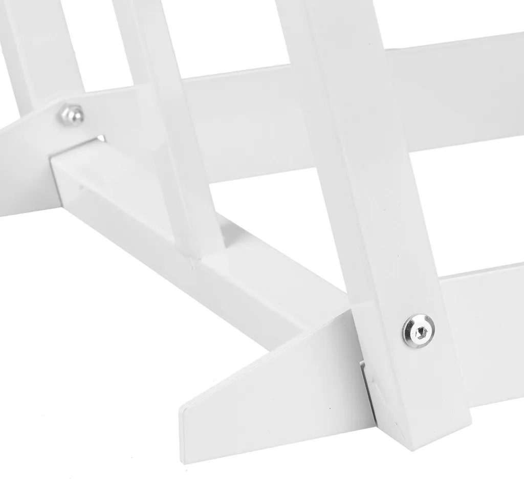 Râtelier à bûches en fer en forme de V avec structure renforcée - 6