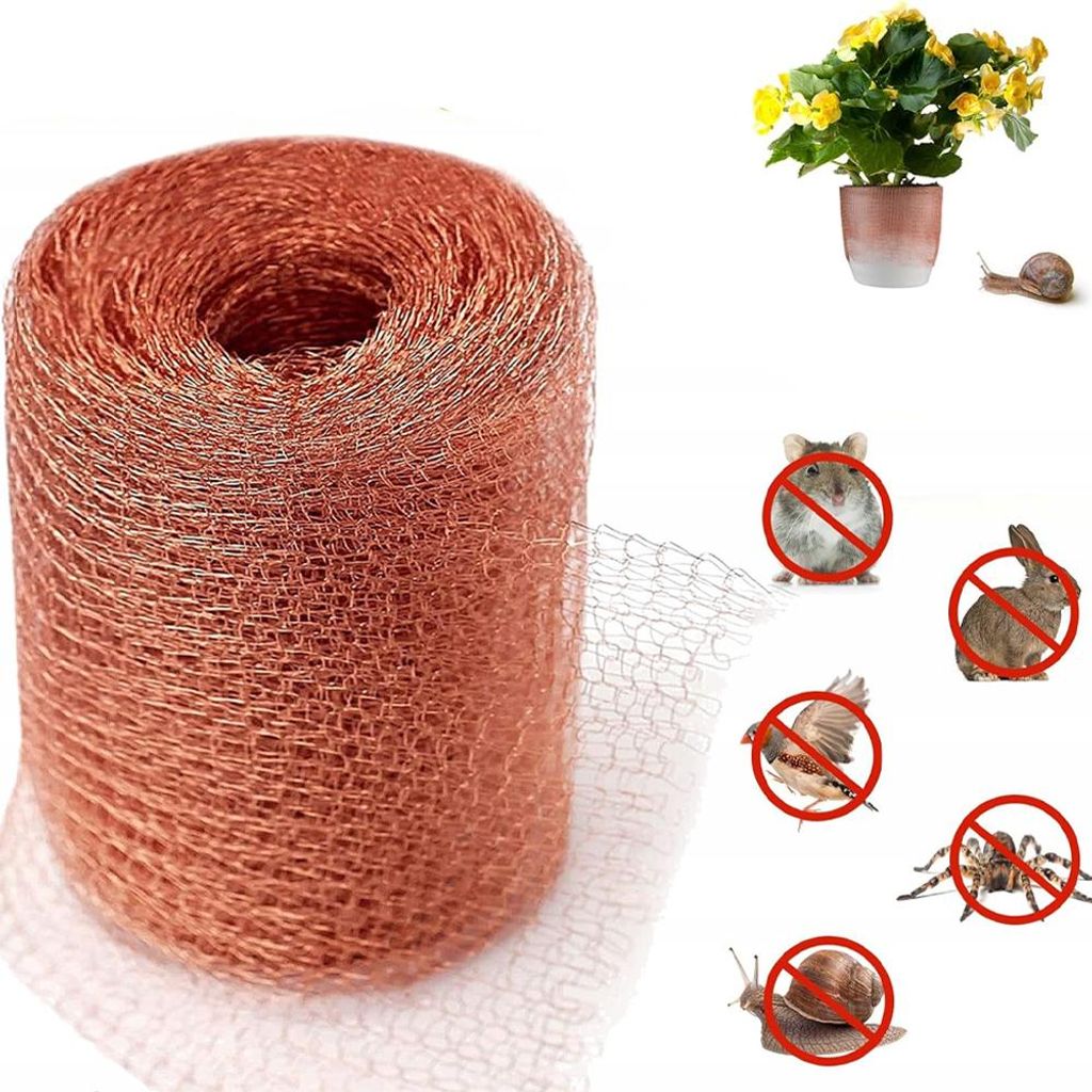 Kopergaas - 127 mm x 6 meter koperband voor de tuin - Productafbeelding 