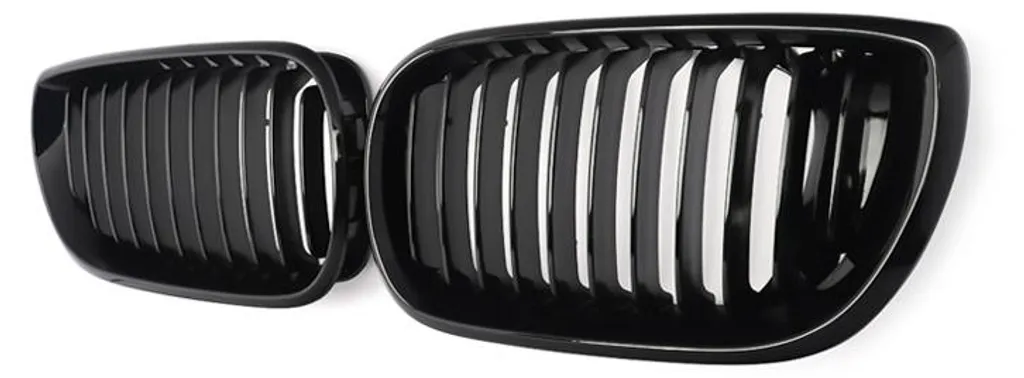 Calandre E46 en ABS robuste noir brillant finition laquée pour auto - 3