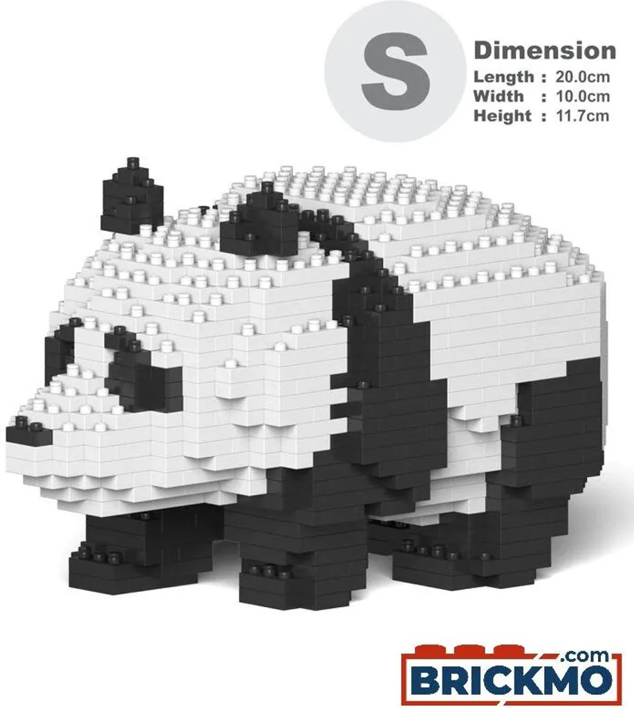 Jeu de Construction Panda en Briques - Modélisme JEKCA 02