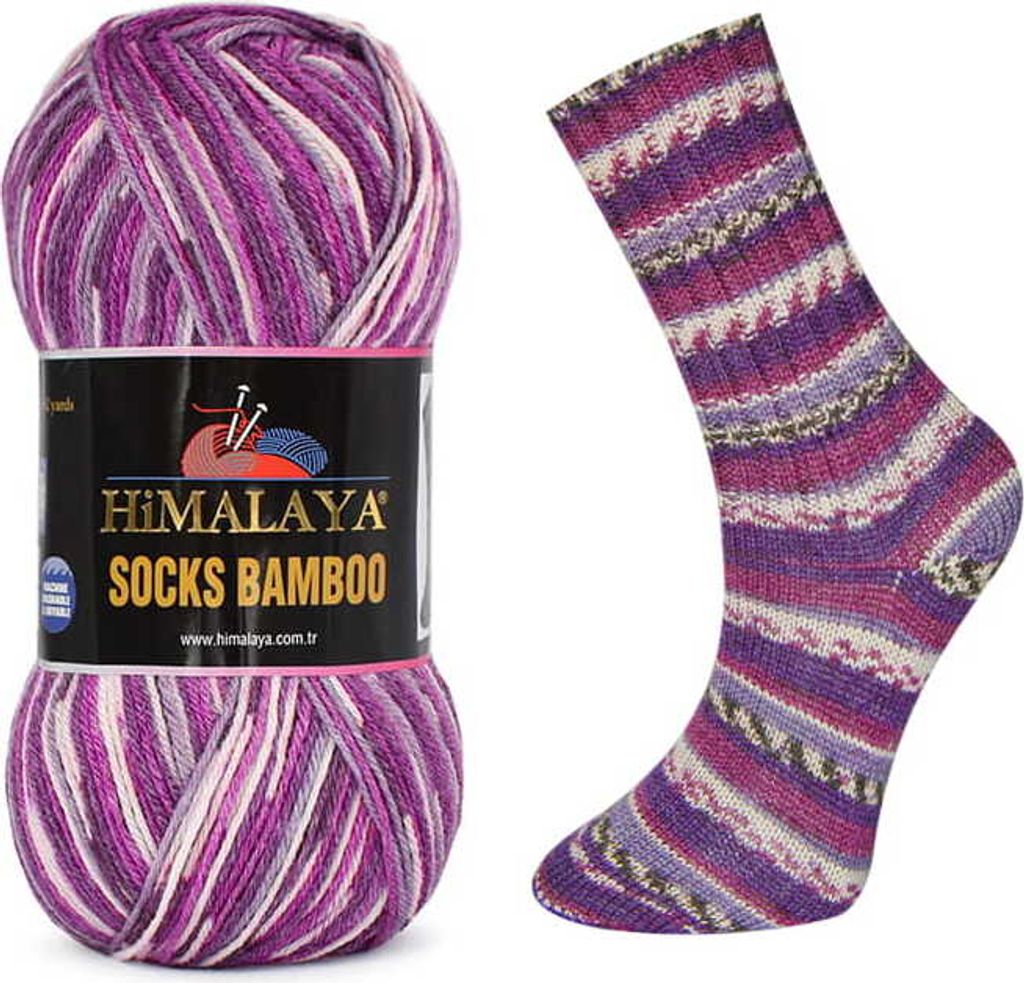 Himalaya Sockenwolle Bamboo, 420m/100g, Leicht, Produktbild 