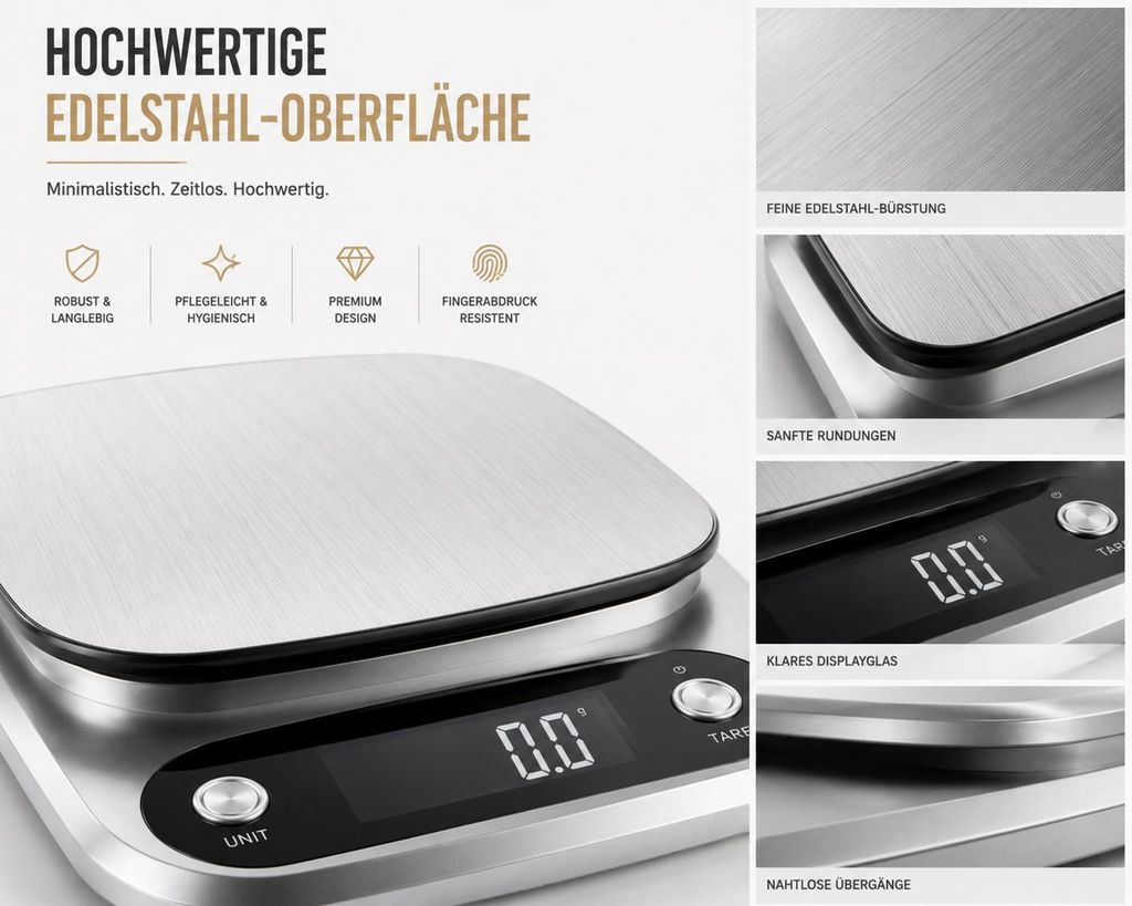 Küchenwaage Digital 10kg / 1g