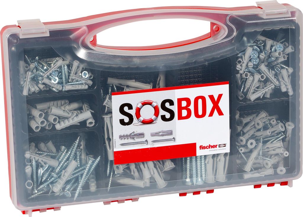 Fischer SOS-Box wtyczka ścienna S/FU + śruby Zdjęcie produktu 
