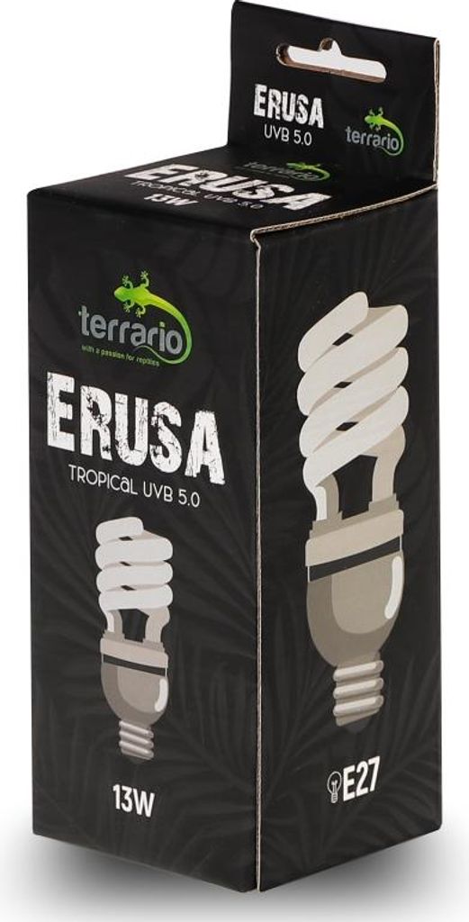 Terrario Erusa Tropical UVB 5.0 - Spiralbirne 5.0 13W Terrario