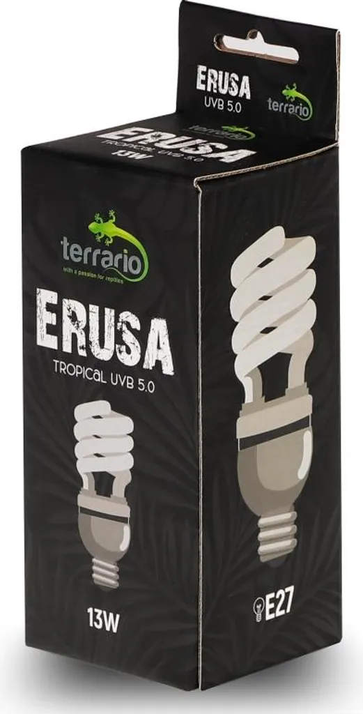 Lampada Erusa Tropical UVB 5.0 13W: il Sole dei Tropici nel tuo Terrario