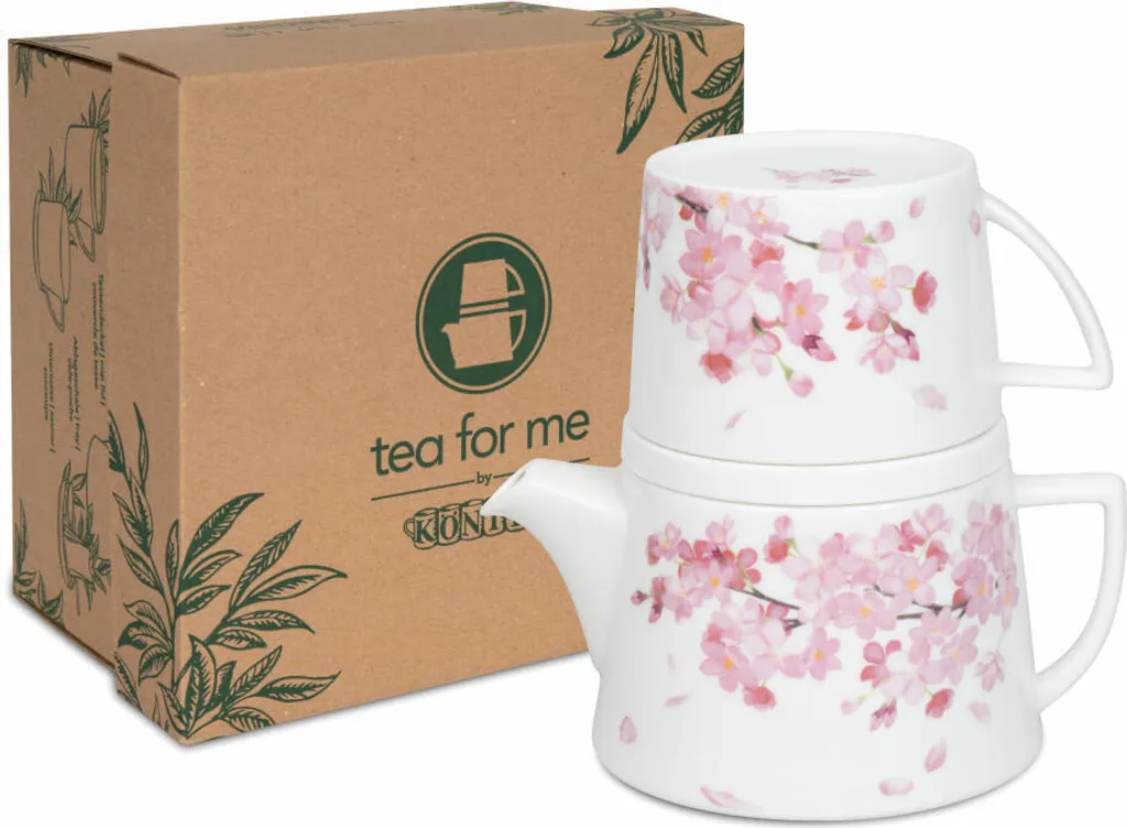 Könitz Tea for Me Kirschblüten Set Tè Porcellana 650ml Rosa 1159762685