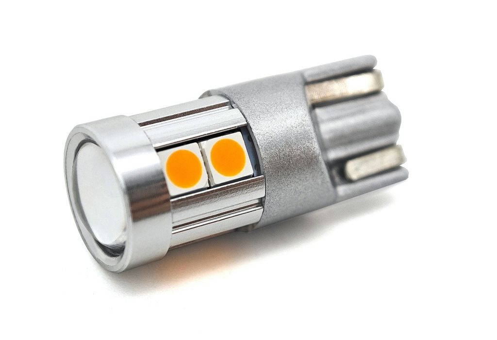 X1 LED Lampen T10 W5W, Lichter 6500K Weiß 100% CANbus, mit Nickel GOLD