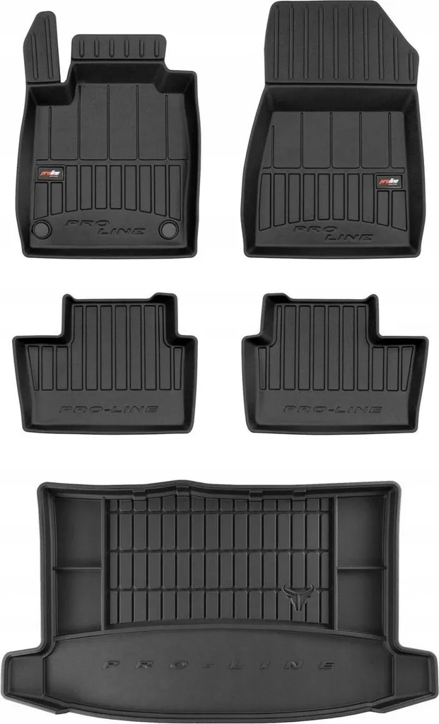 Offerta Set Tappetini Gomma 3D + Baule Nissan Juke 2 dal 2019 Kit 5Pz