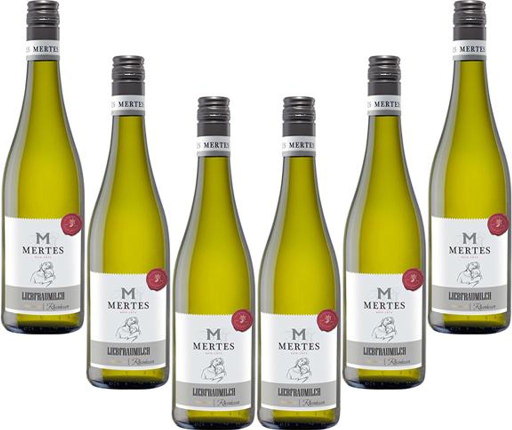 6x Mertes Liebfraumilch 9,5% 0,75L (D)