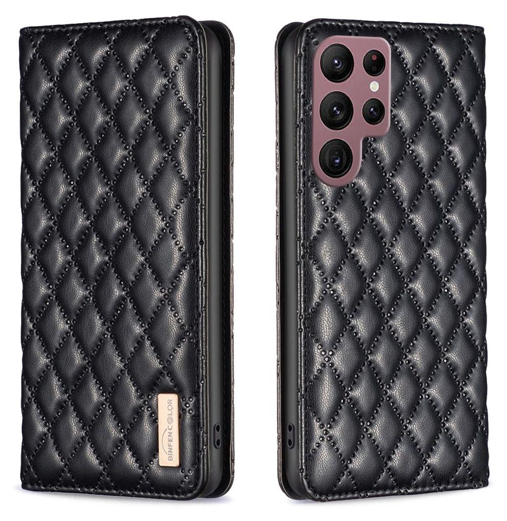 Kožené pouzdro na Samsung Galaxy S23 Ultra, Elegantní Flip Obrázek produktu 