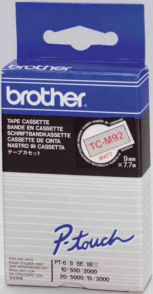 Creatività e Ordine con Brother TCM92 9mm Trasparente | Offerta