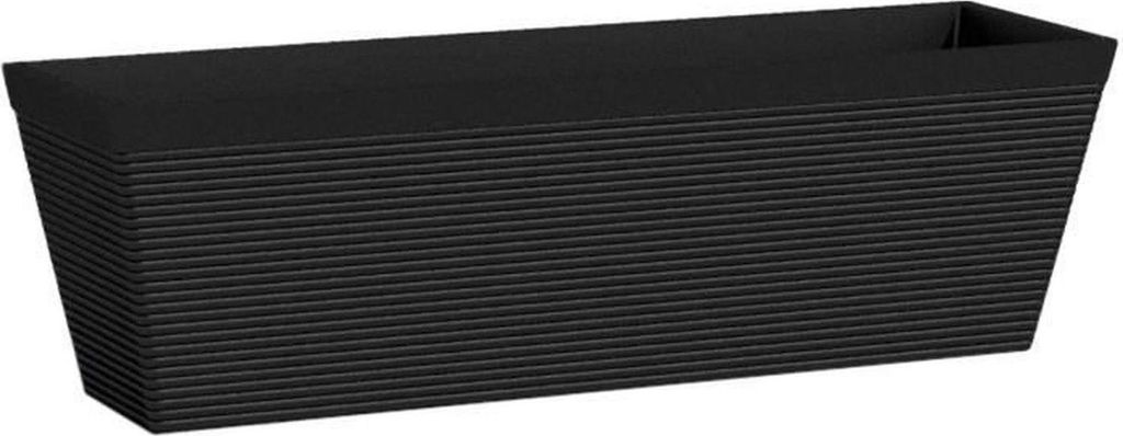 Green Care Impact Pflanzkübel, Schwarz-Anthrazit, 50 x 16 x 16 cm - UV-/Frostbeständig
