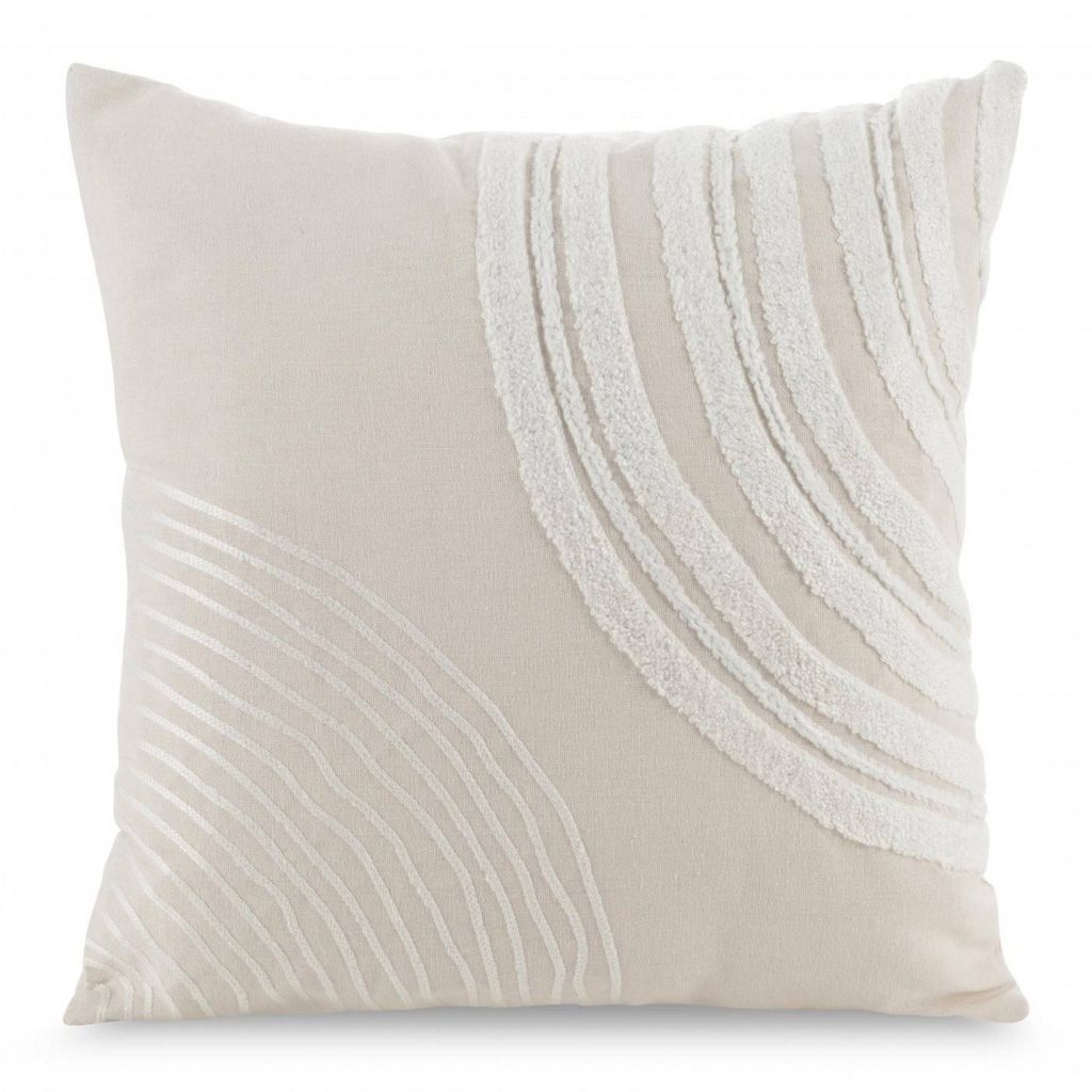 Dekoračná obliečka na vankúš 45x45 cm Boho krémová Obrázok produktu 