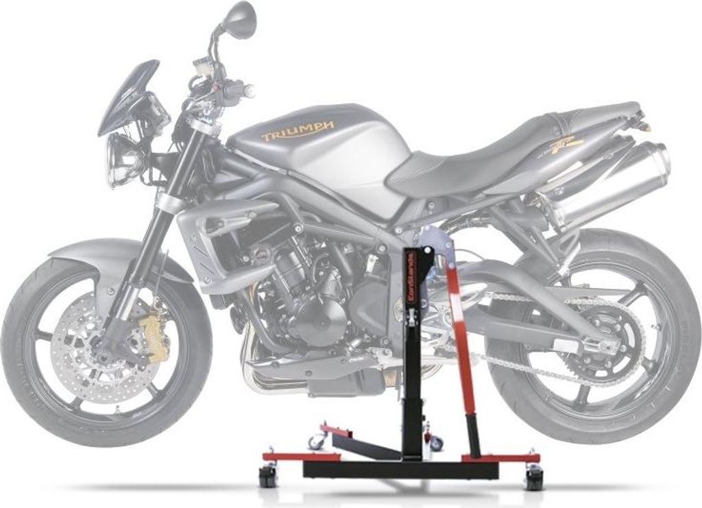 CS Power Evo-Zentralständer für Triumph Street Triple/ R 07-22 Rot