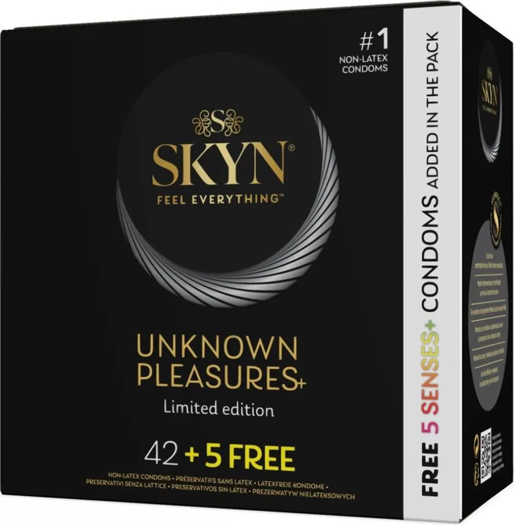 Pack de Préservatifs SKYN Unknown Pleasures 47 Pièces Sensations Variées