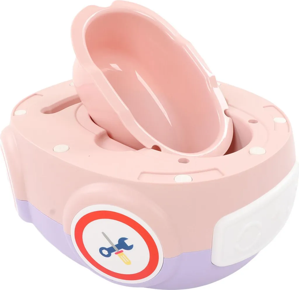 Pot pour bébé multifonction forme voiture violet avec coussin PU doux - 5