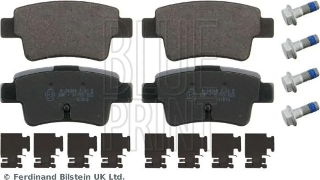 Plaquettes de frein haute performance BLUE PRINT compatible Combo D