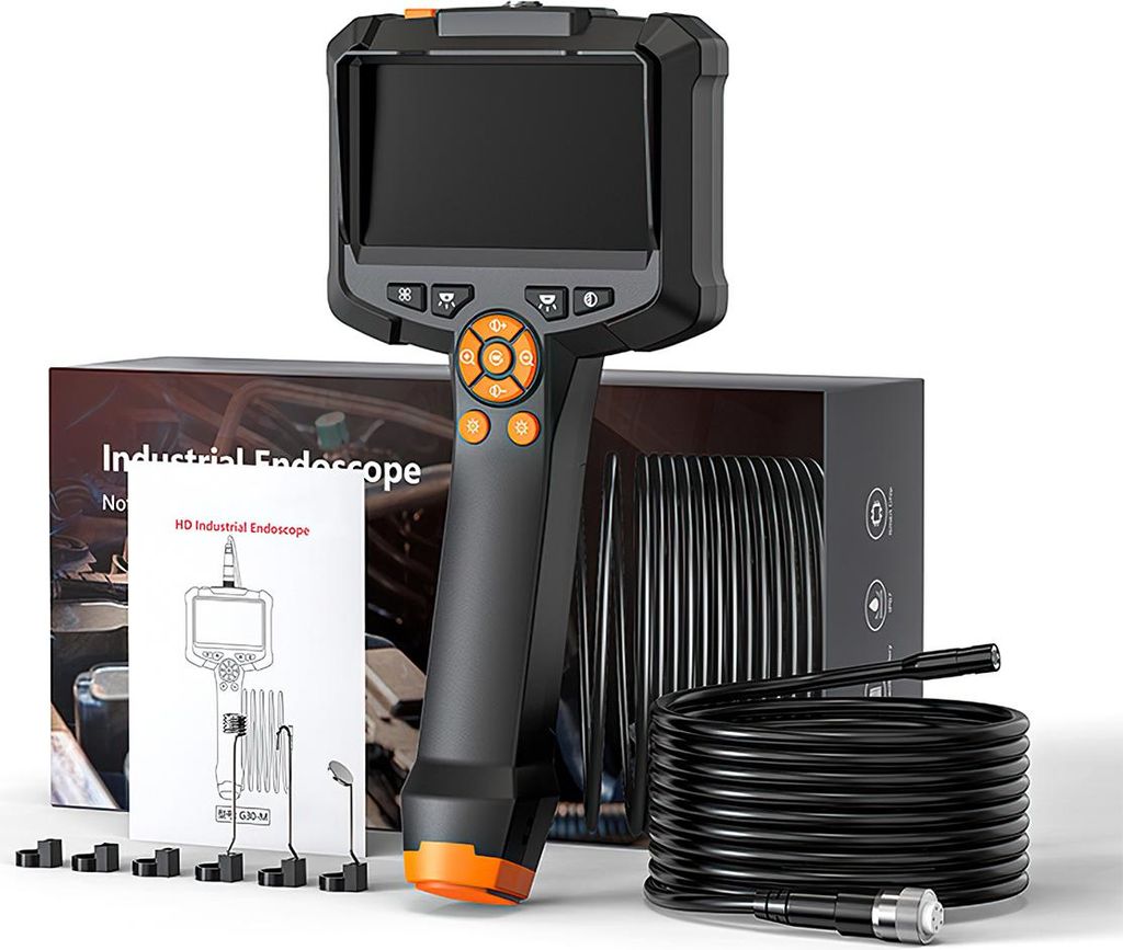 8mm Endoskopkamera IP67 wasserdicht, 4,3" IPS, 1080P HD, 8 Produktbild 