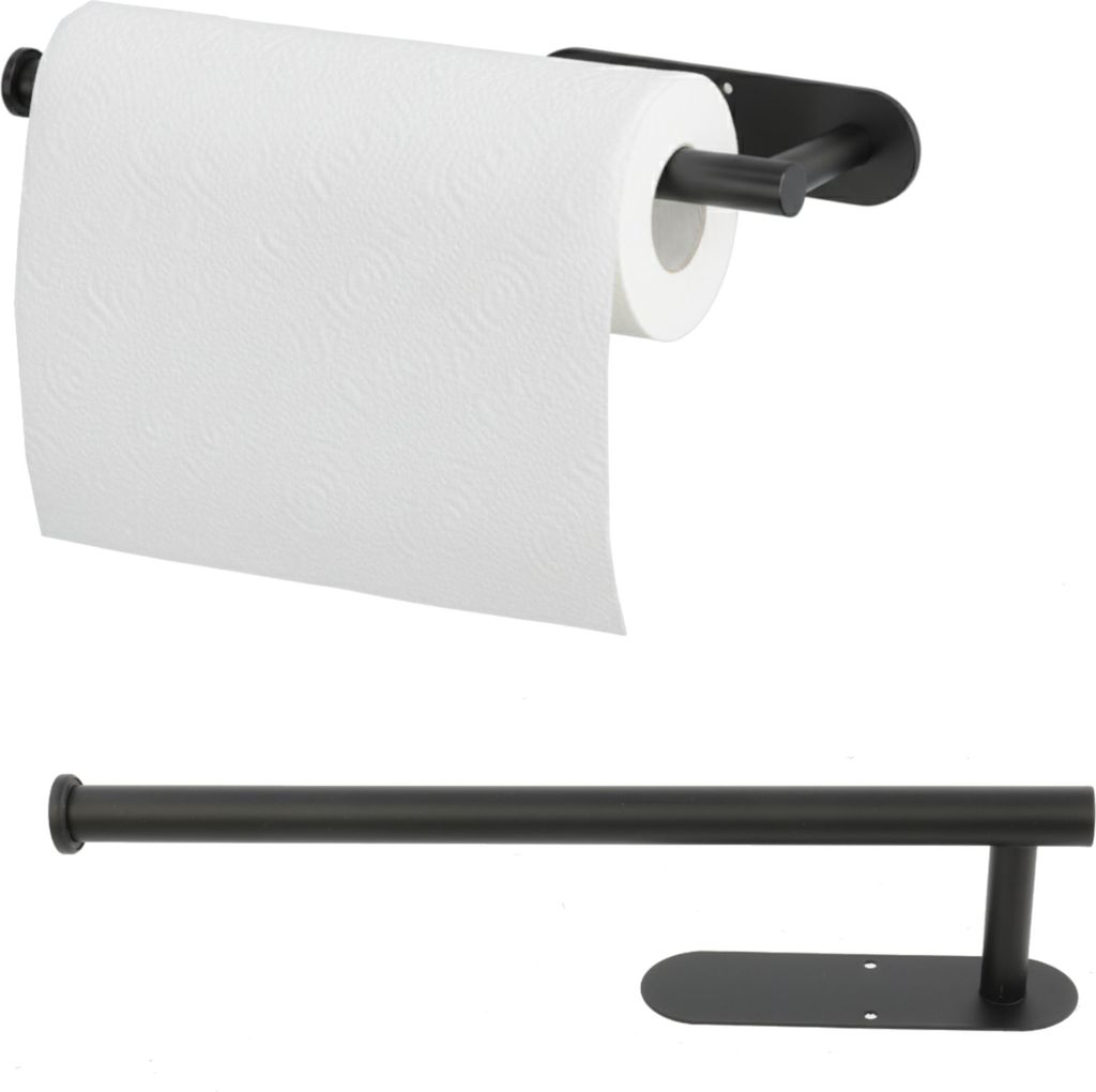 Papierhandtuch- oder Toilettenpapierhalter Küchenrollenhalter zum Einhängen Halter für WC-Papier Handtuchrolle Ständer Organizer Aufhänger Ede...
