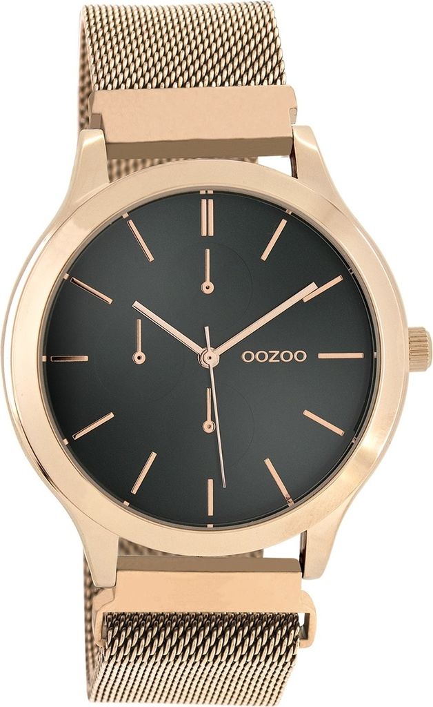 Oozoo Armbanduhr rosegold Metall Timepieces Damen-Herren Analog-Quarzuhr UOC10688