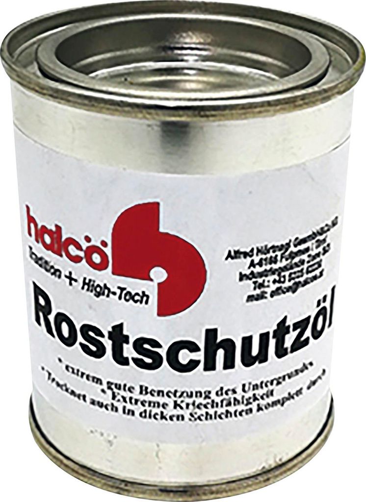 HALCÖ Korrosionsschutzöl für Produkte aus Schwarzstahl