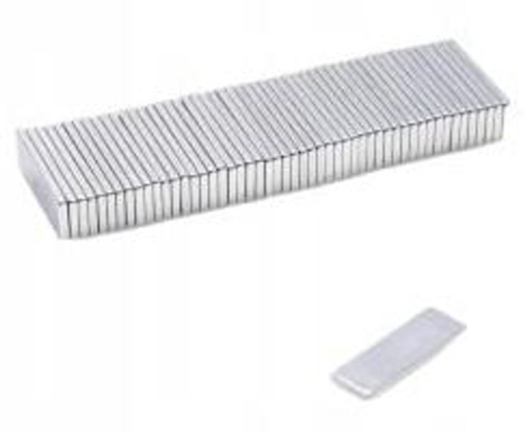 Top Magnesy - 100 Stück Neodym Magnete 15x5x1 mm N38 - extra starke Haftmagnete für Montage, Werkstatt & Industrie
