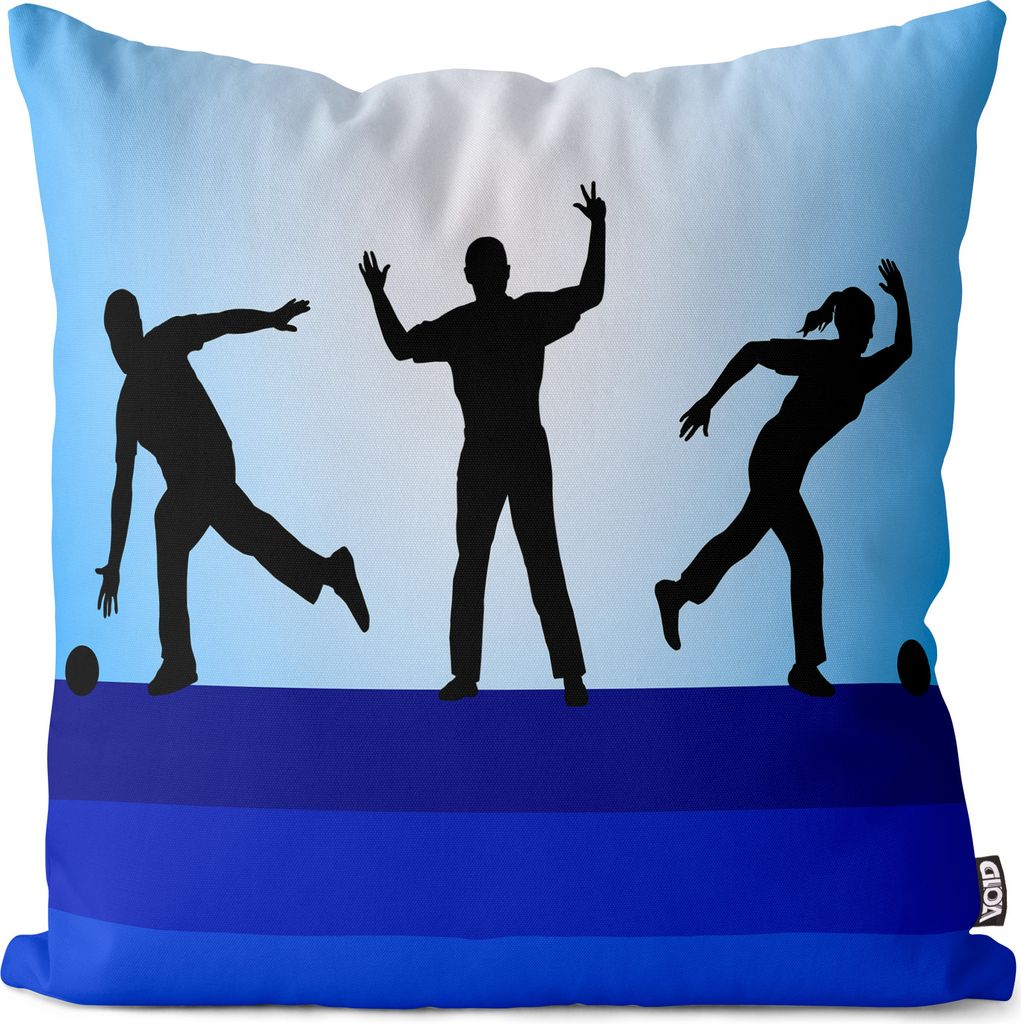 VOID Bowling Kegeln Sport Kissenbezug Kissenhülle sofa couch wohnzimmer dekoration wasserfest Outdoor Garten Kissen bezug deko