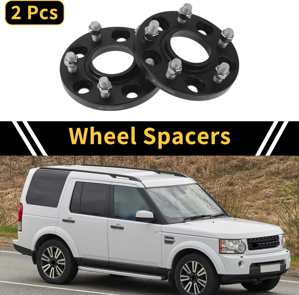 2 Entretoises de Roue 5x120 72.56 M14x1.5 pour Land Rover Discovery 4