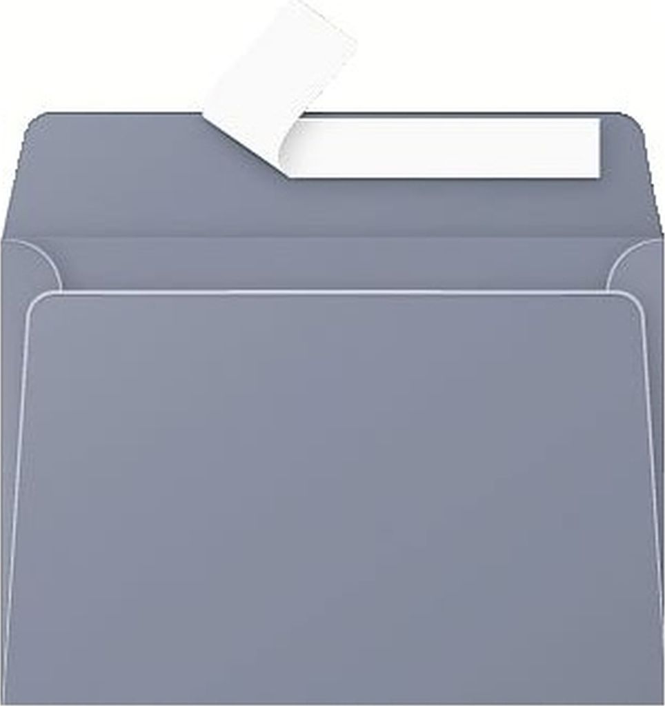 Briefumschlag Pollen C6 120g VE=10x20 Stück Haftklebung koalagrau