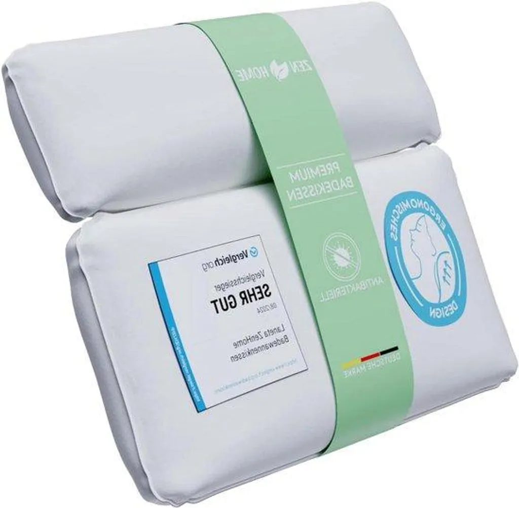 Oreiller de nuque pour le bain, appui-tête ergonomique de luxe 35cm