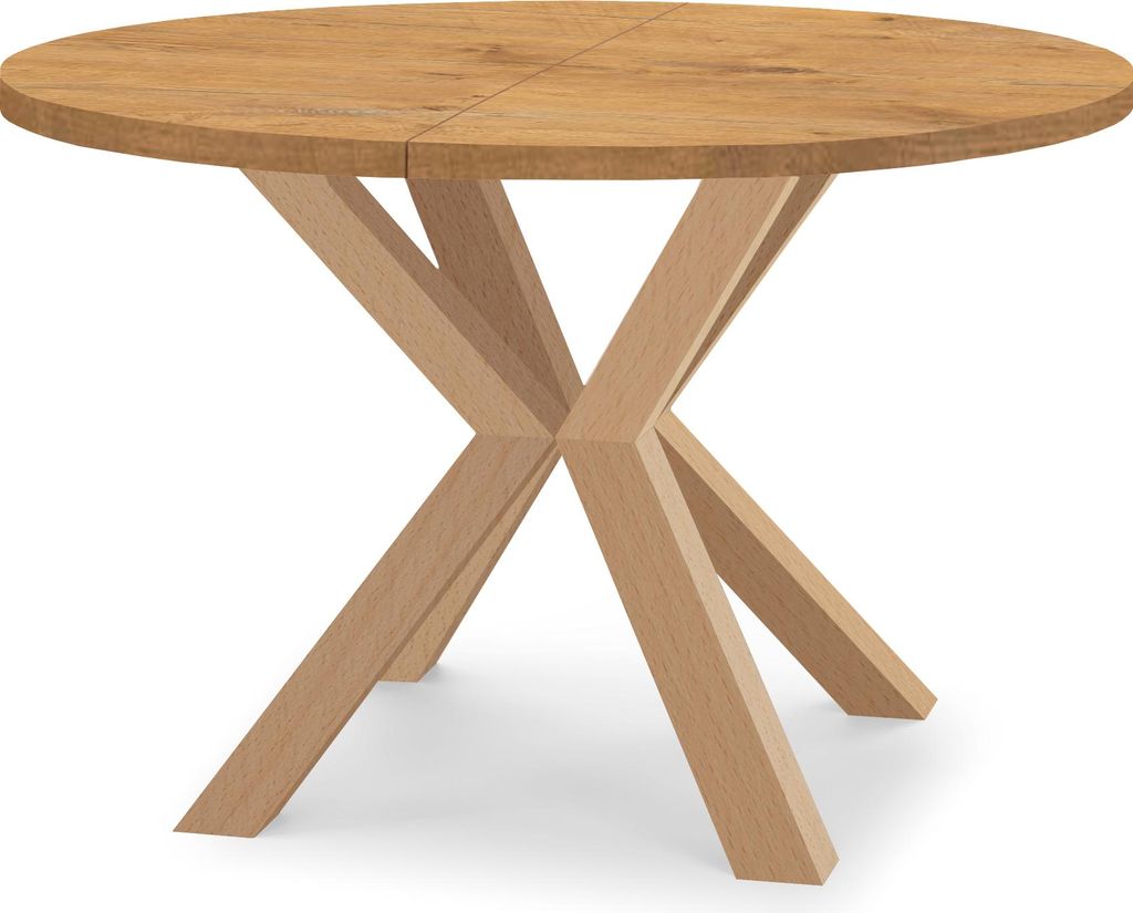 Table ronde à rallonges pour salle à manger RAL avec pieds Image du produit 