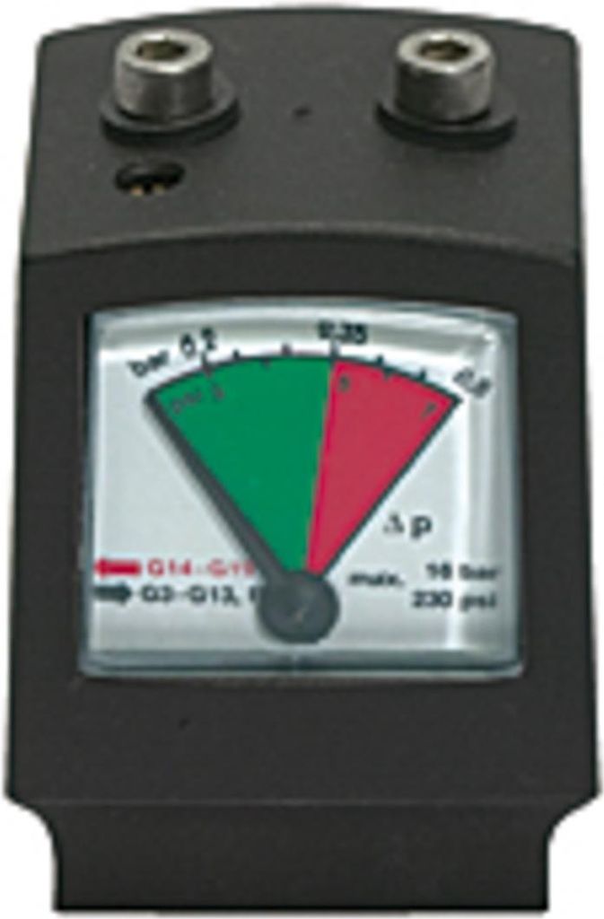 Riegler Differenzdruckmanometer, eckig, für »FUTURA« und »multifix«