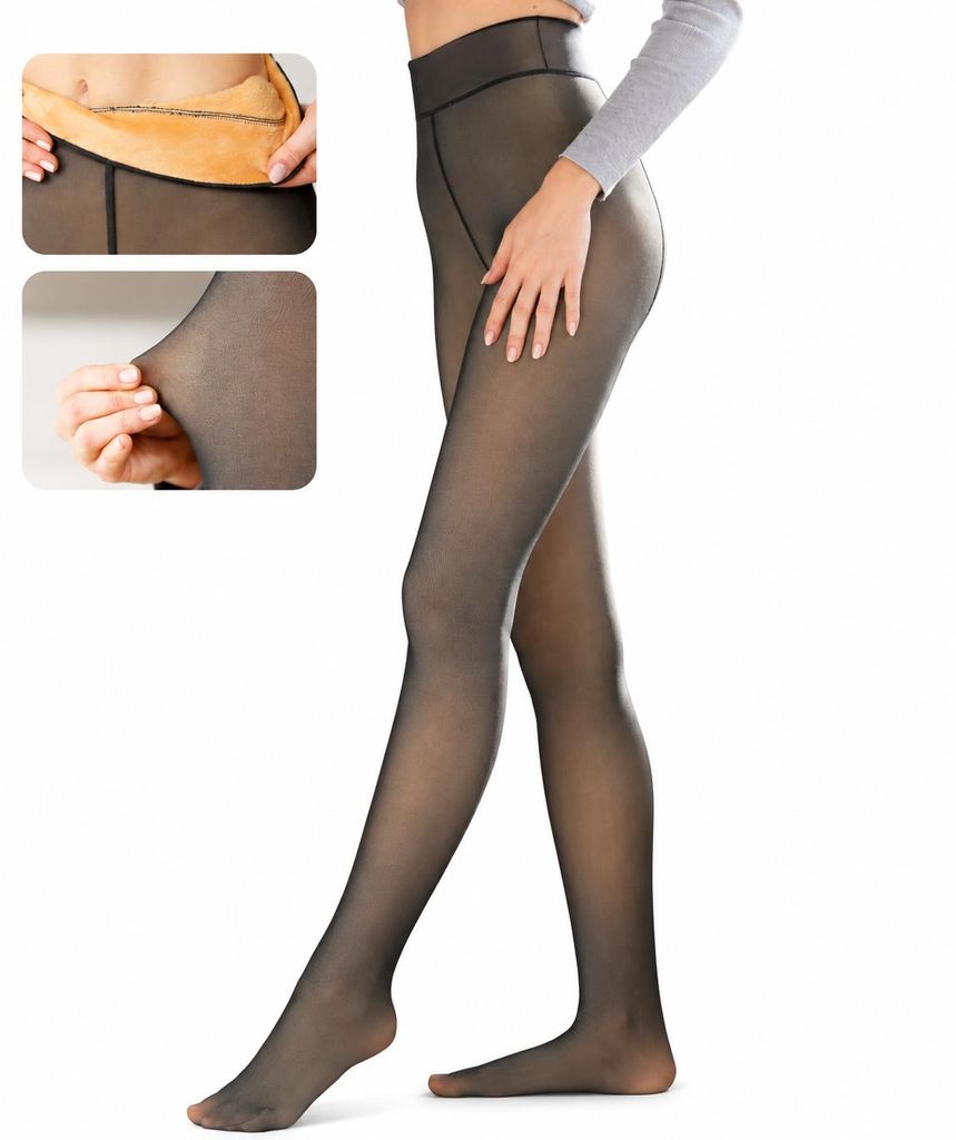 Thermostrumpfhose Damen Thermo Strumpfhose mit Innenfleece Produktbild 
