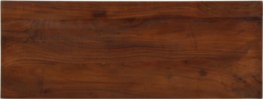 Tischplatte 90x40x3,8 cm Rechteckig Altholz Massiv