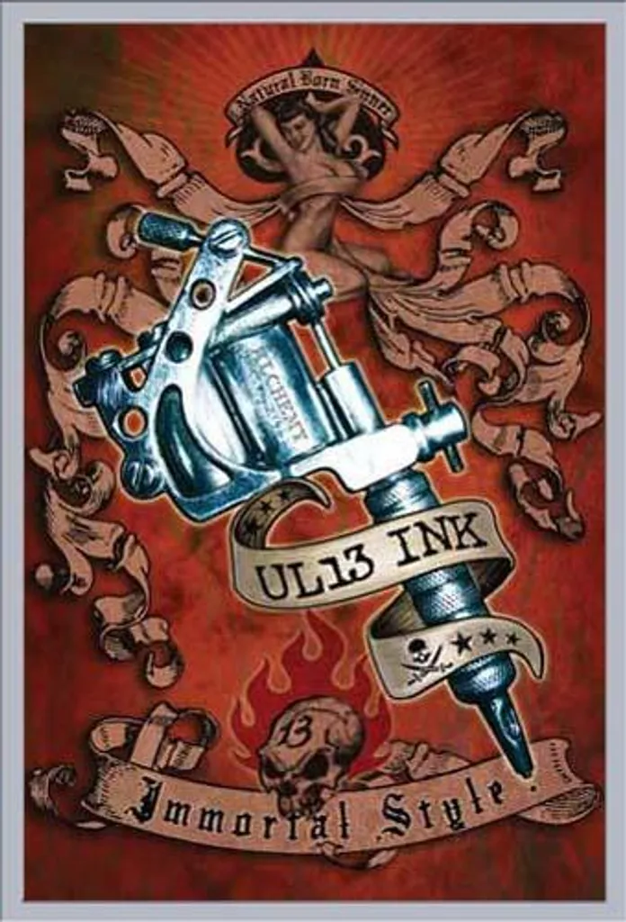Tableau Alchemy Immortal Style avec cadre alu Shinsuke et vitre acrylique